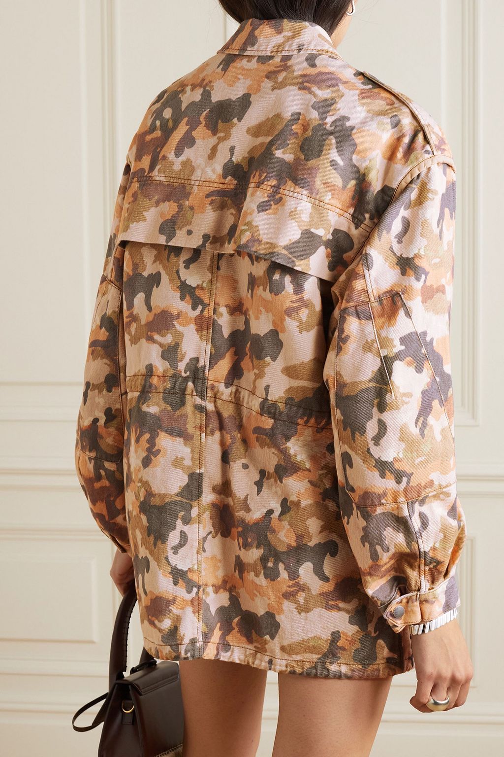 ISABEL MARANT Elize camouflage-print cotton-twill jacket
