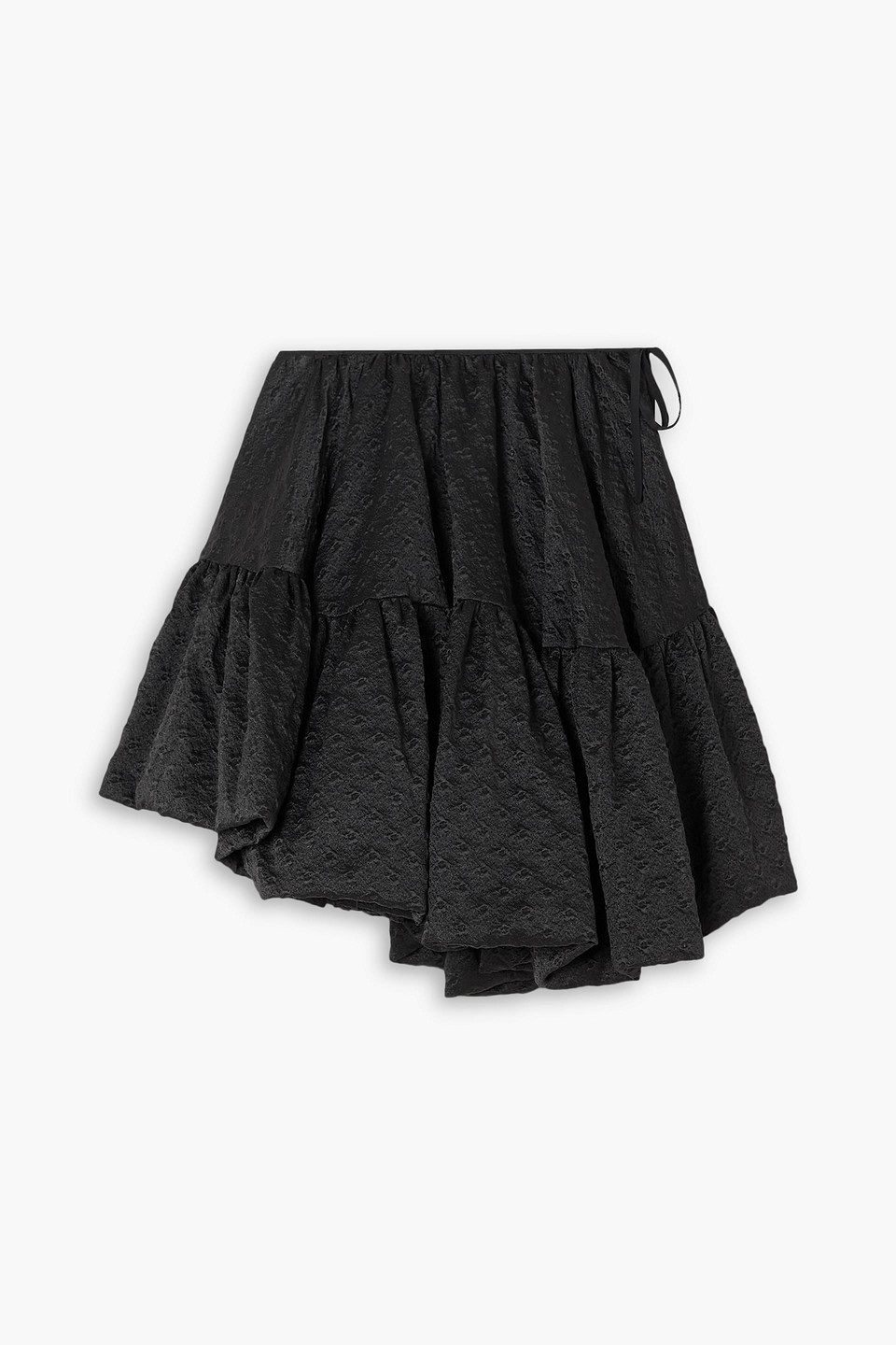 Cecilie Bahnsen Sarina Asymmetric Balloon Skirt In Black