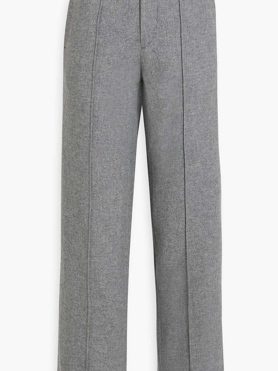cameron wool-blend straight-leg pants