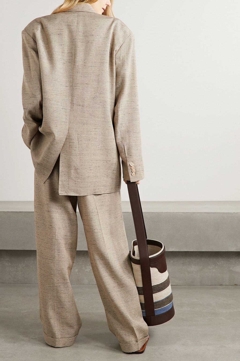 INTERIOR Damien woven blazer