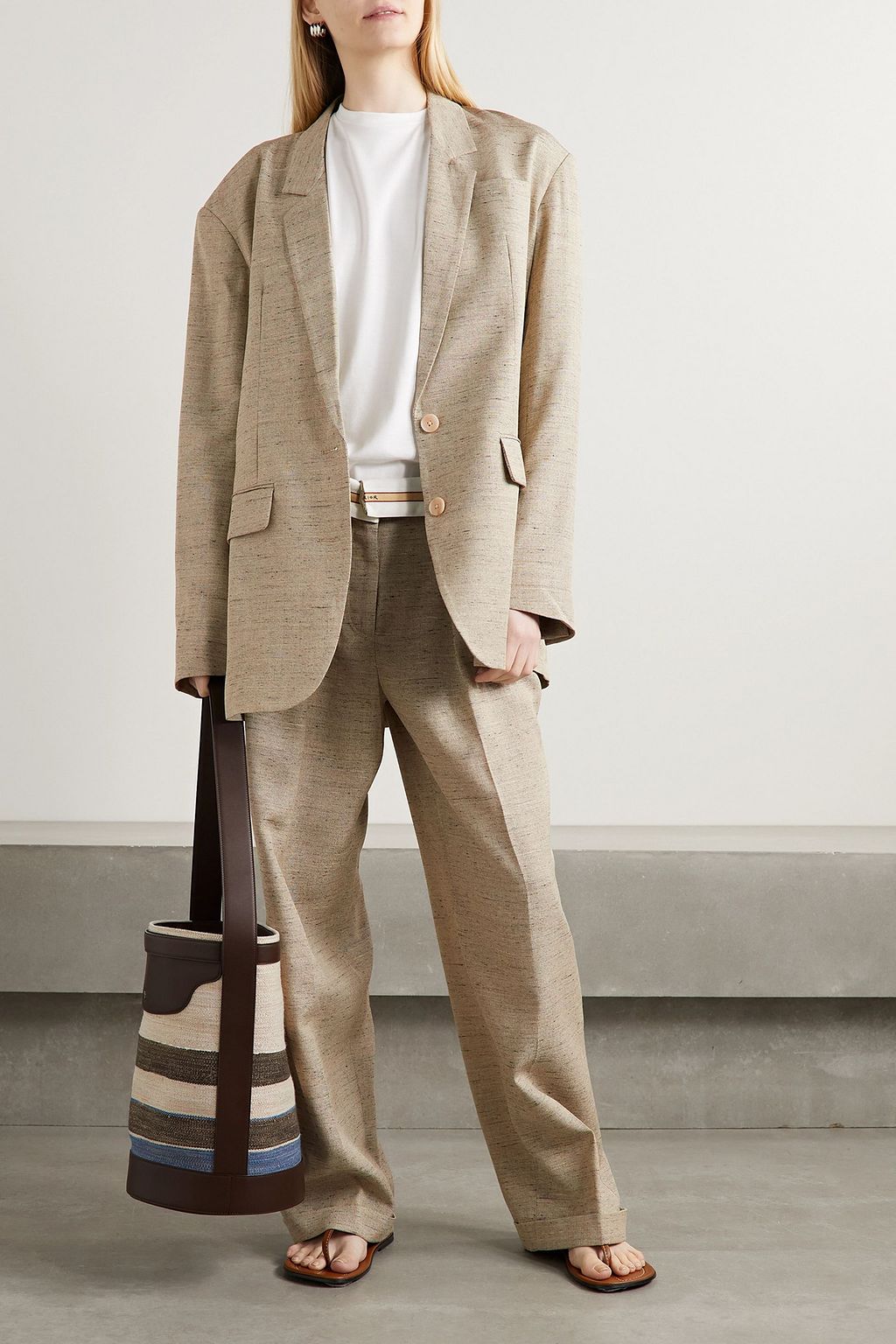 INTERIOR Damien woven blazer