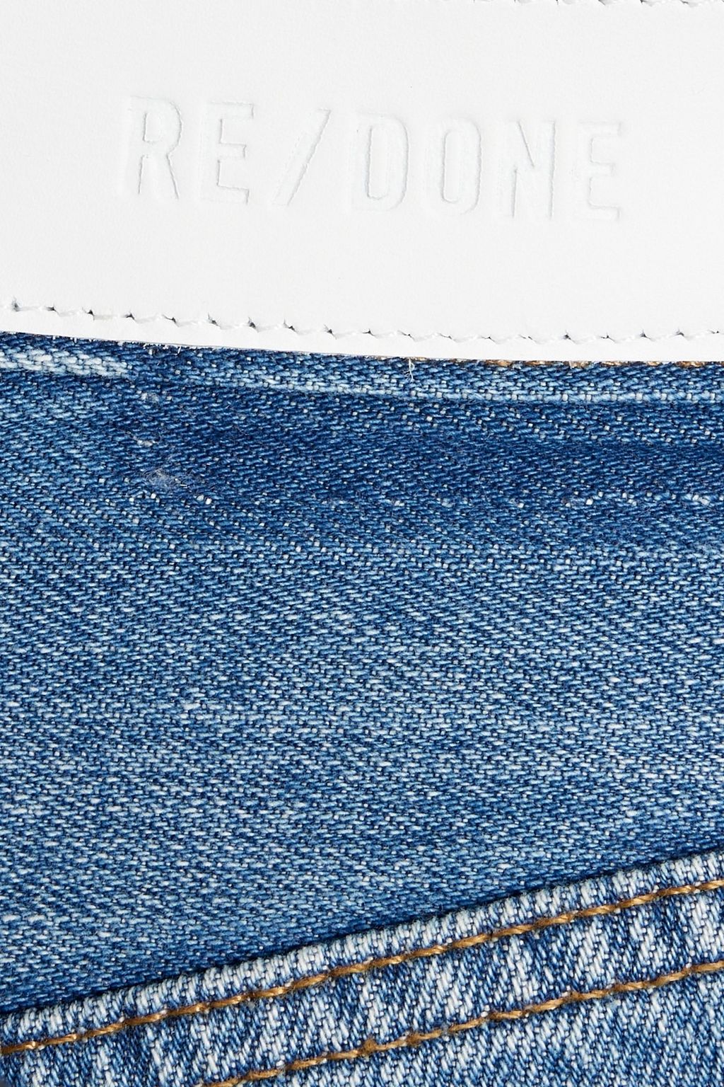 RE/DONE High-rise tapered jeans