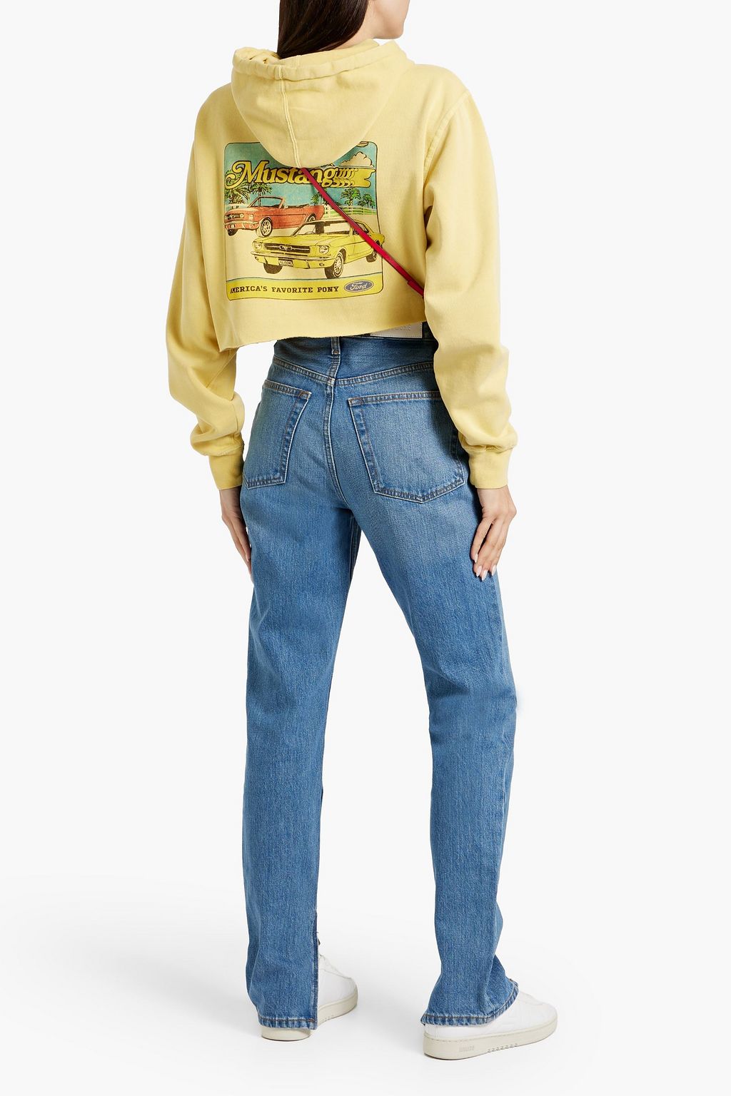 RE/DONE High-rise tapered jeans