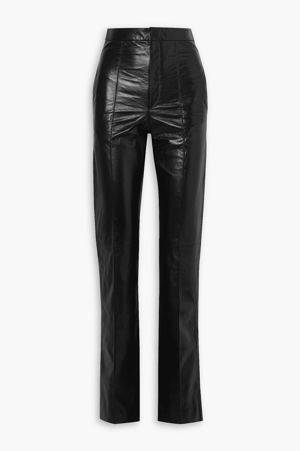 Bilirokia leather straight-leg pants