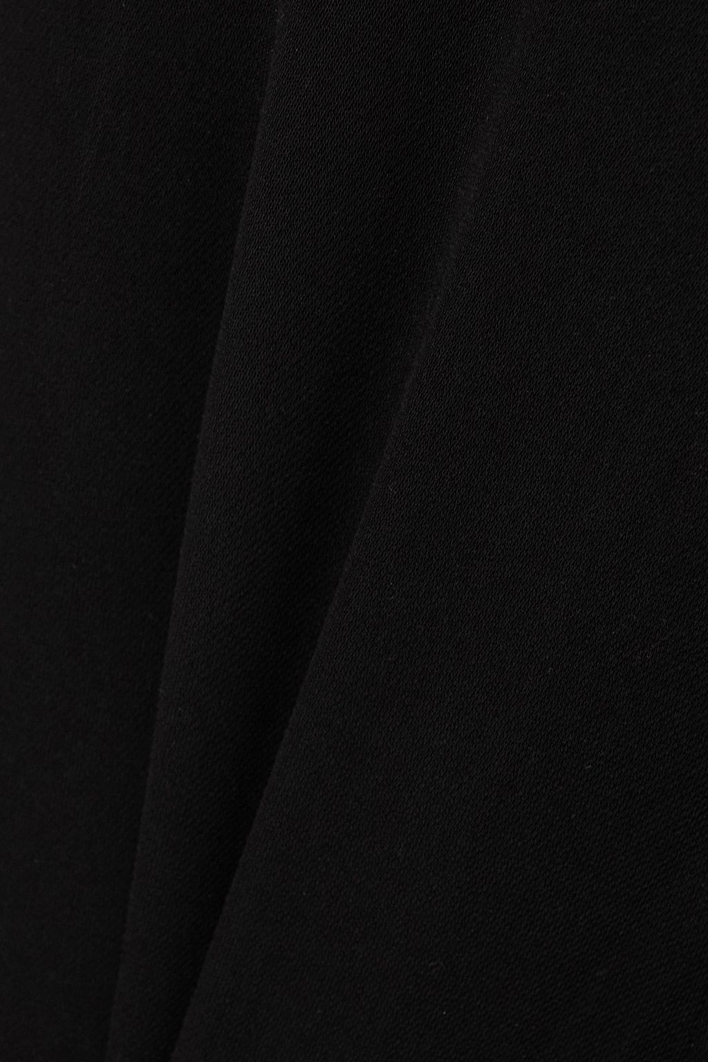 16ARLINGTON Taree strapless feather-trimmed crepe wide-leg jumpsuit