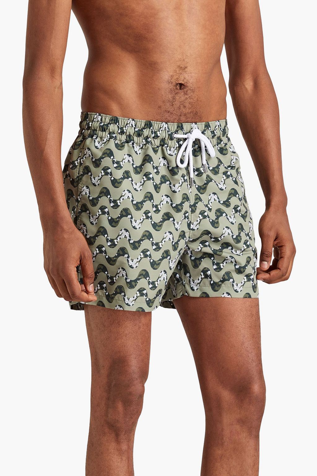 FRESCOBOL CARIOCA Copa short-length printed swim shorts