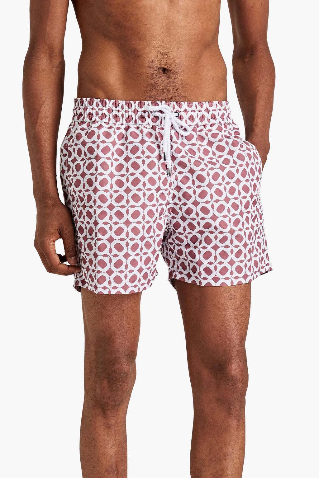 FRESCOBOL CARIOCA Ipanema short-length printed swim shorts