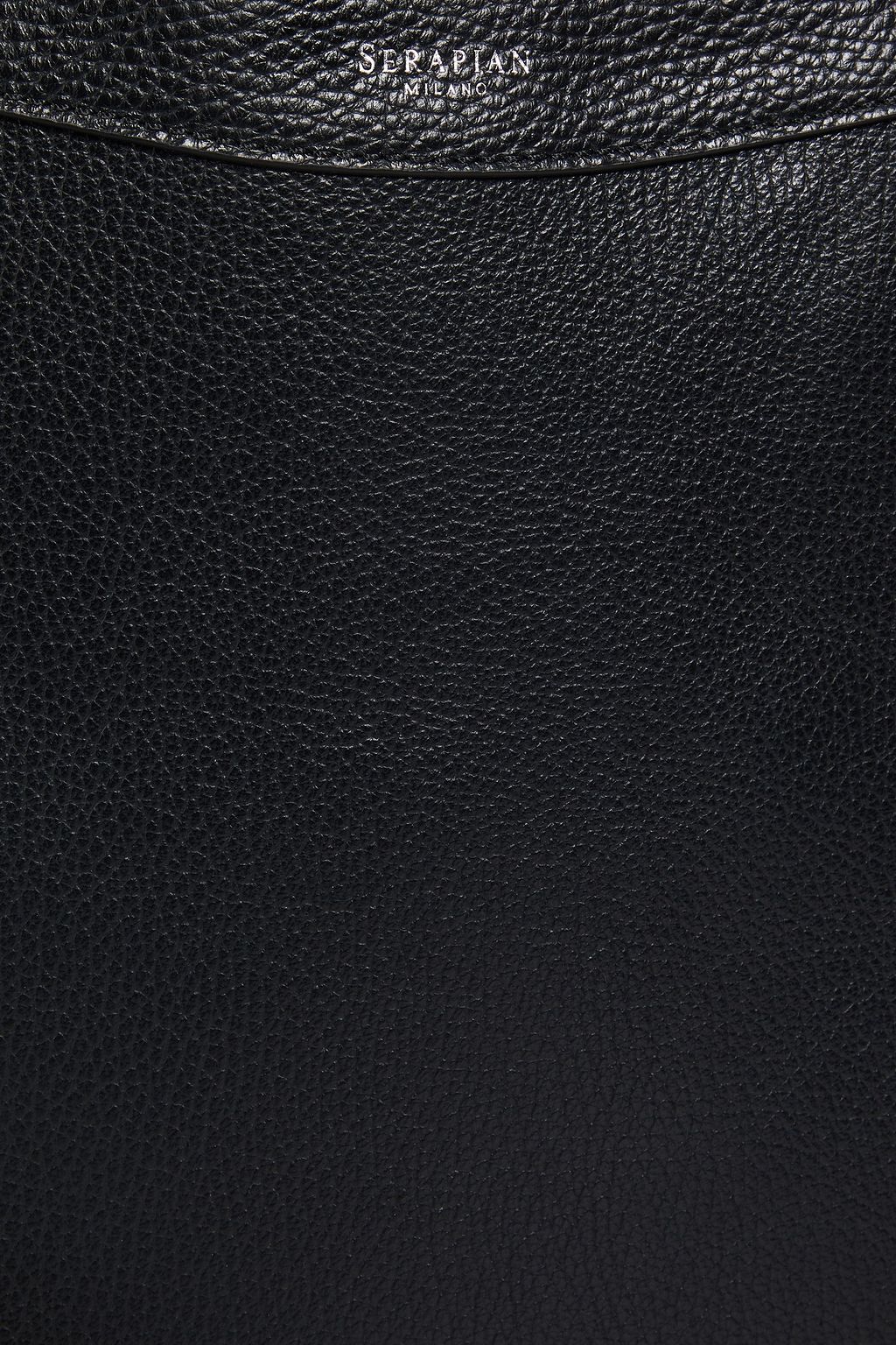 SERAPIAN Pebbled-leather tote
