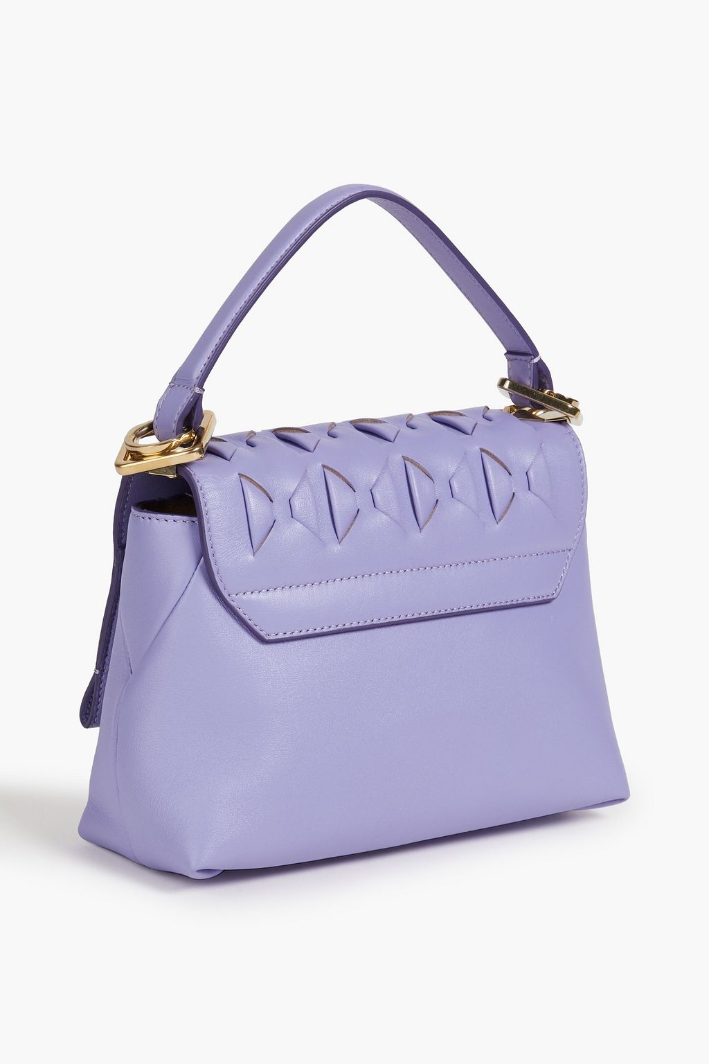 SERAPIAN 1928 small embellished woven leather tote