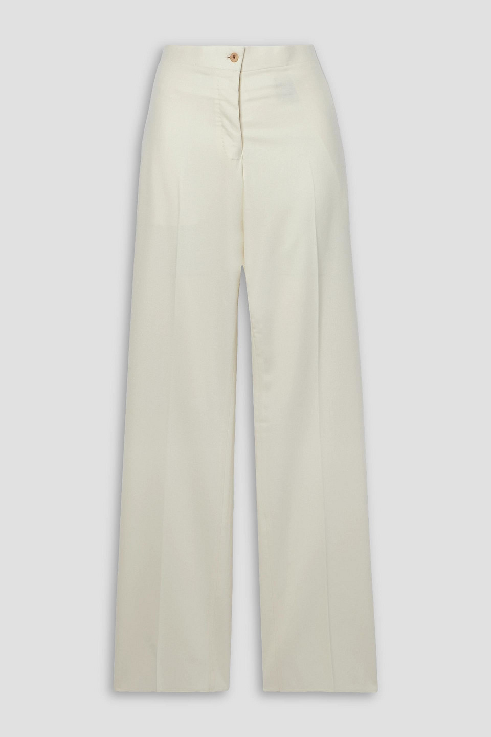 The Janice wool-twill straight-leg pants