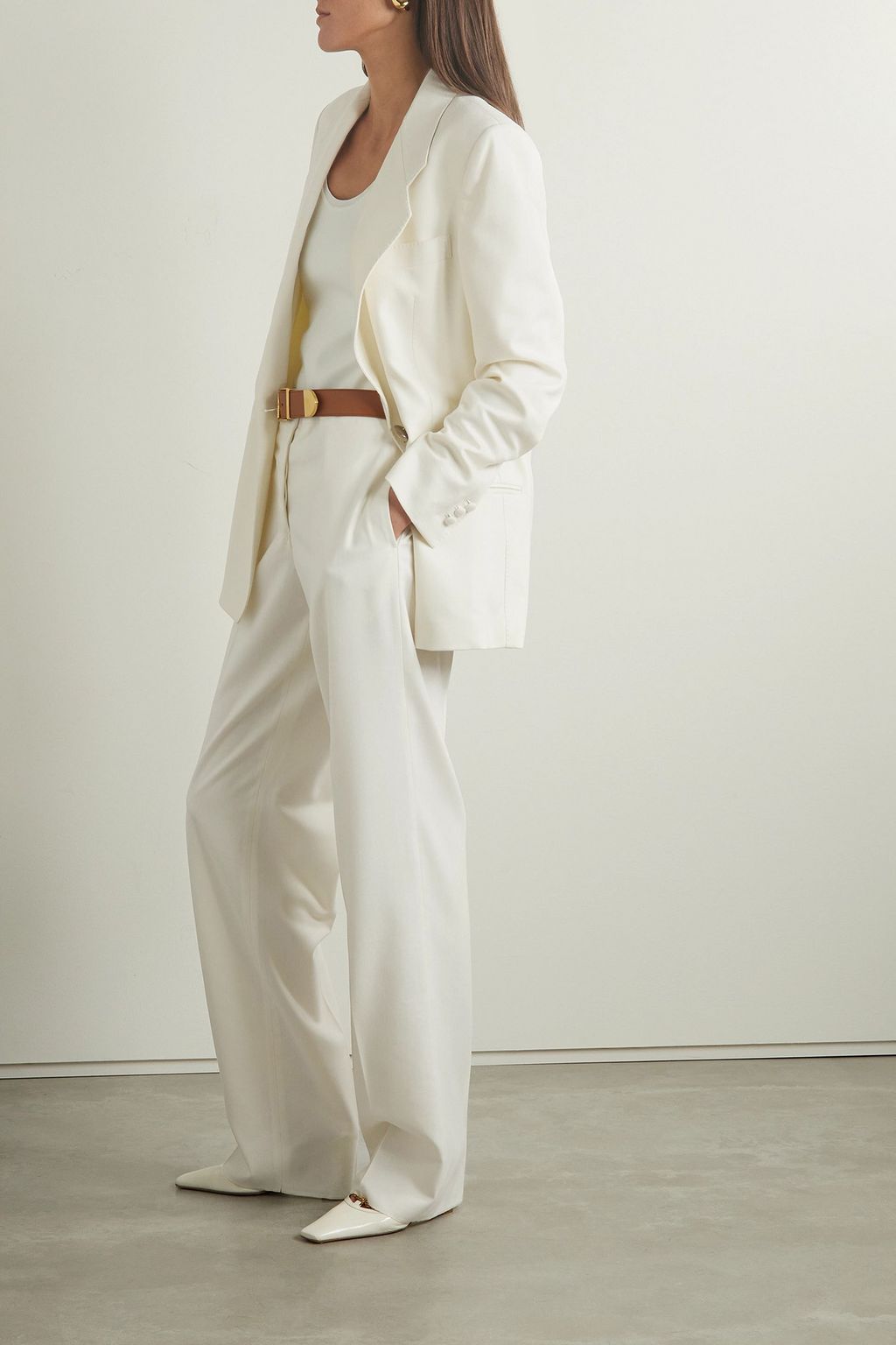 GIULIVA HERITAGE The Janice wool-twill straight-leg pants