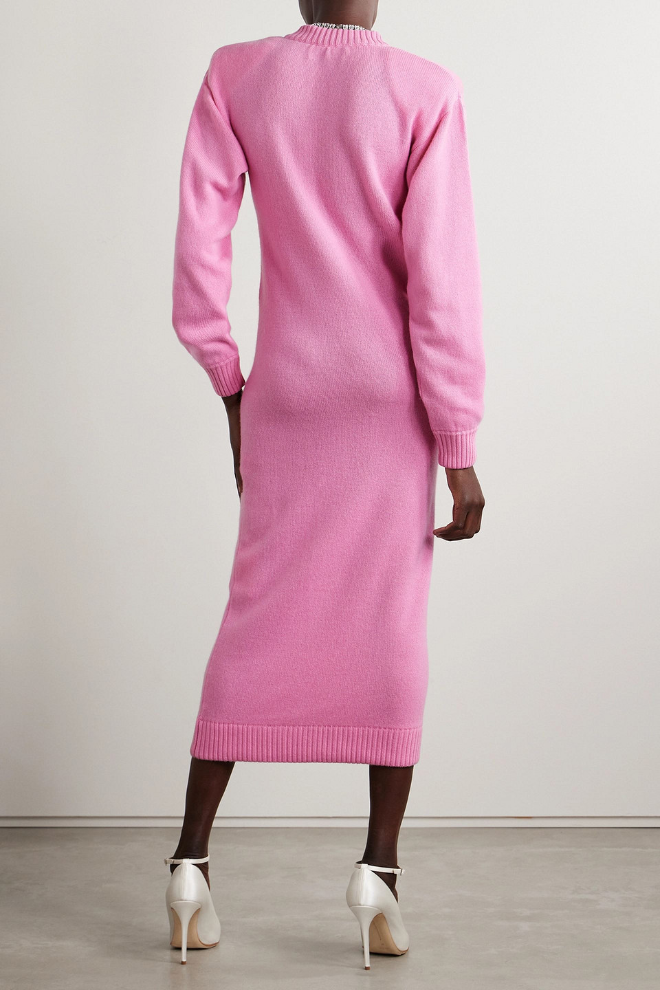 ROWEN ROSE CASHMERE MIDI DRESS 