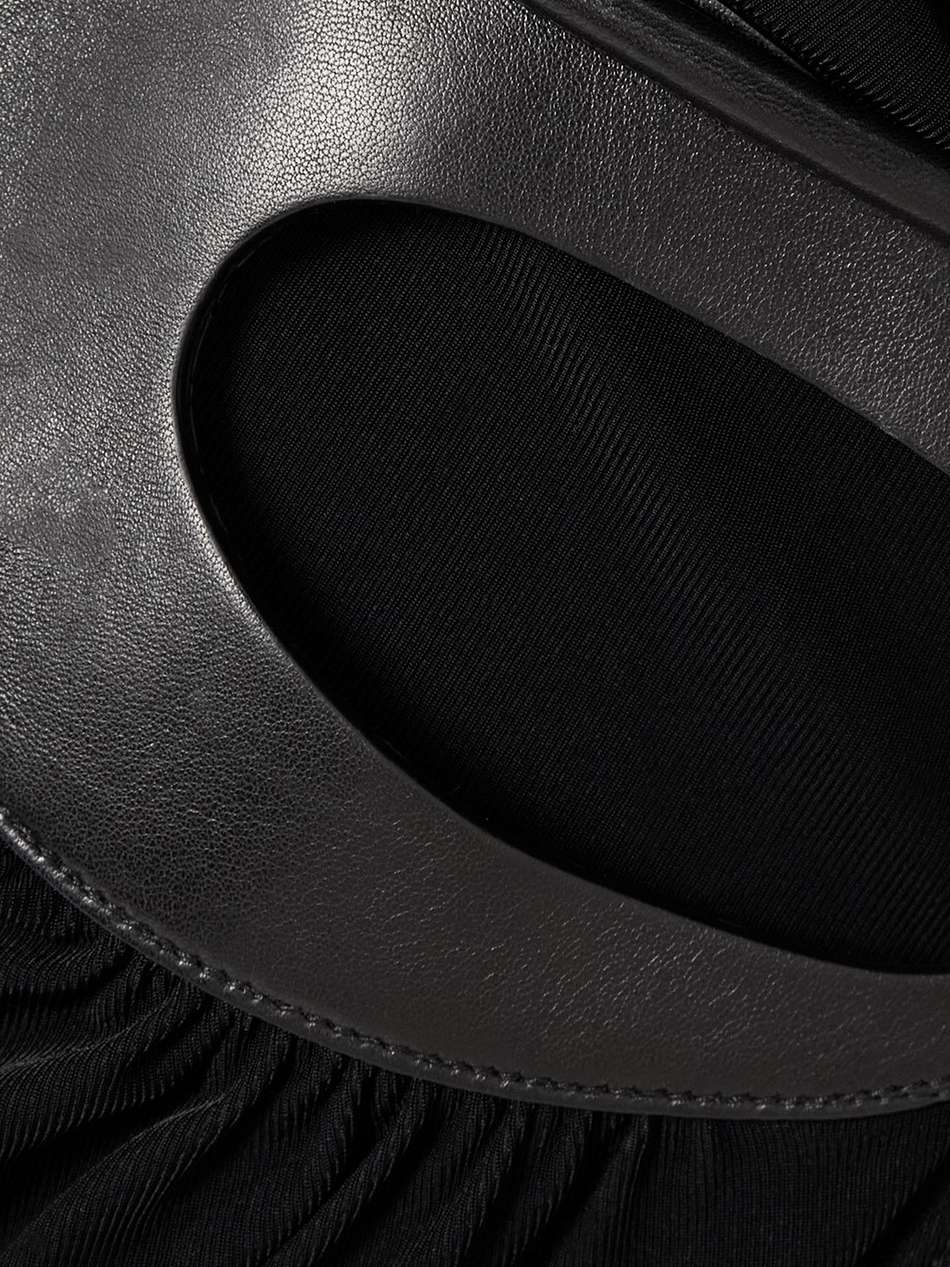 belted jersey wrap dress