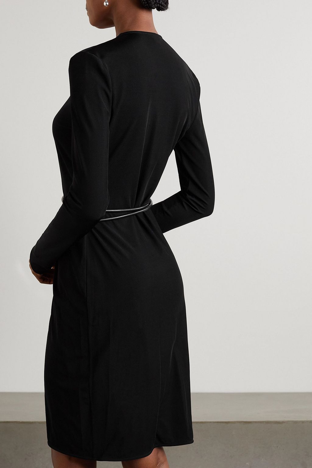 TOC Jersey Belted Dress w/pockets