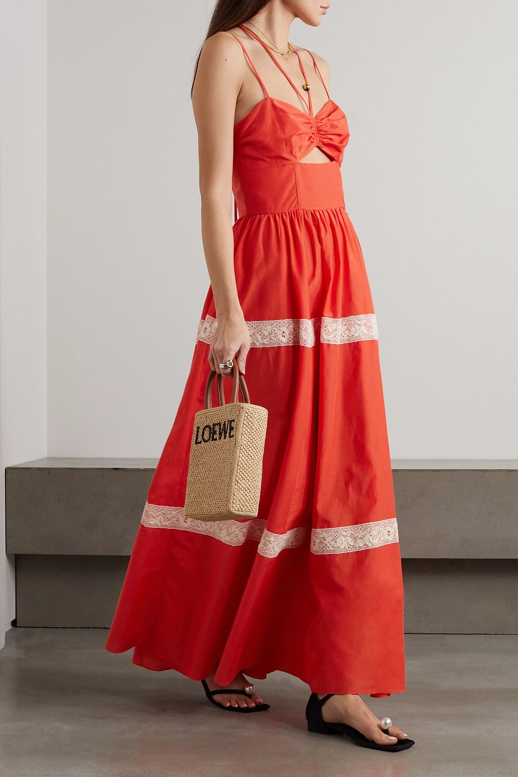 Voile maxi dress hotsell