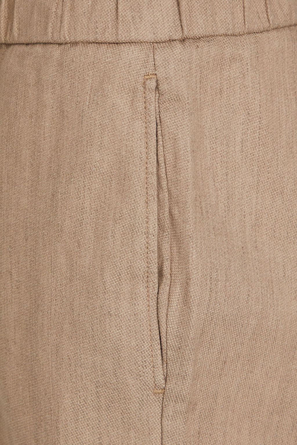 FRESCOBOL CARIOCA Filipe linen and cotton-blend twill drawstring shorts