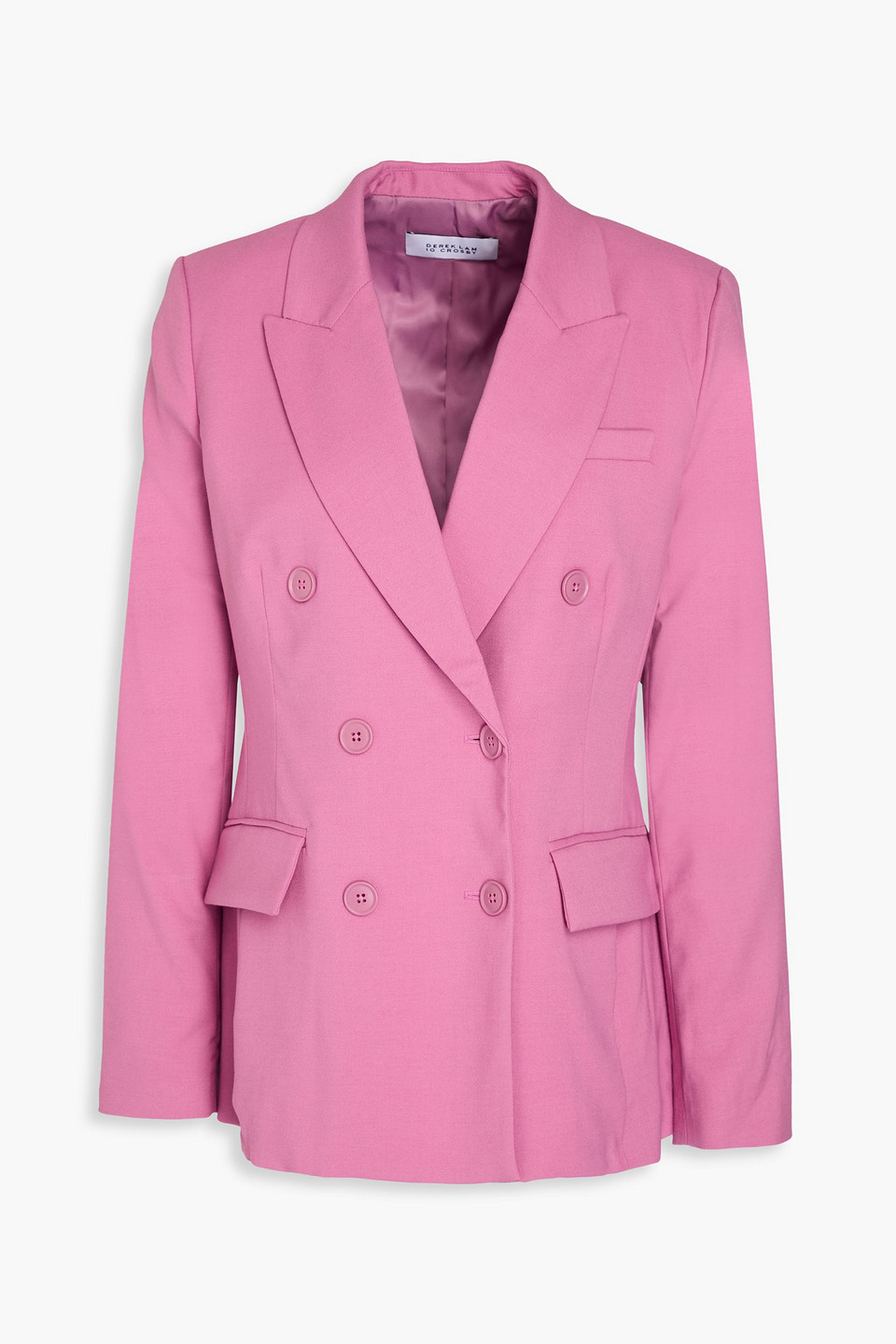 Derek Lam 10 Crosby Twill Blazer In Pink