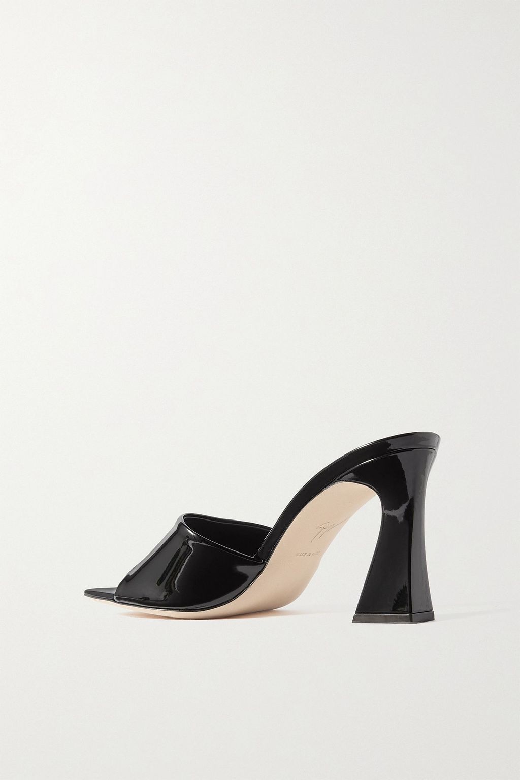 GIUSEPPE ZANOTTI Marinetti Mules aus Lackleder