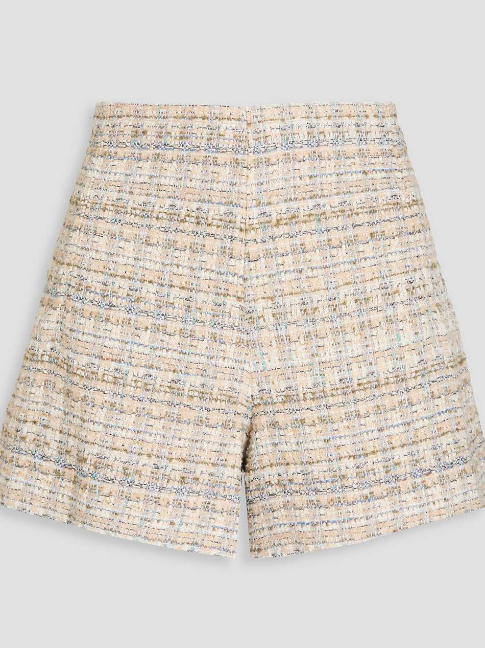 bouclé-tweed shorts