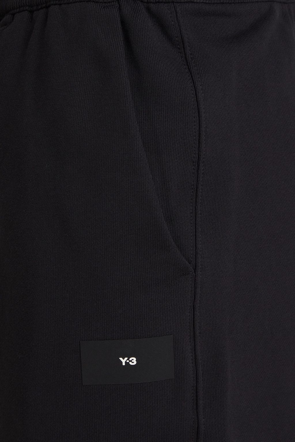 Y-3 French cotton-terry sweatpants