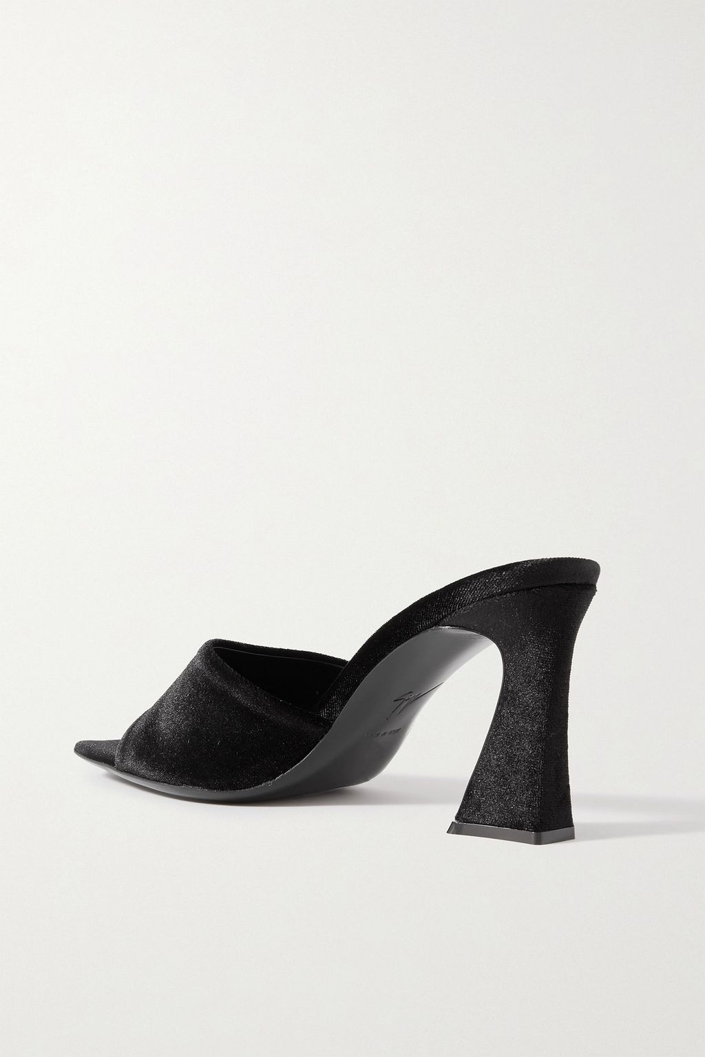 GIUSEPPE ZANOTTI Marinetti velvet mules