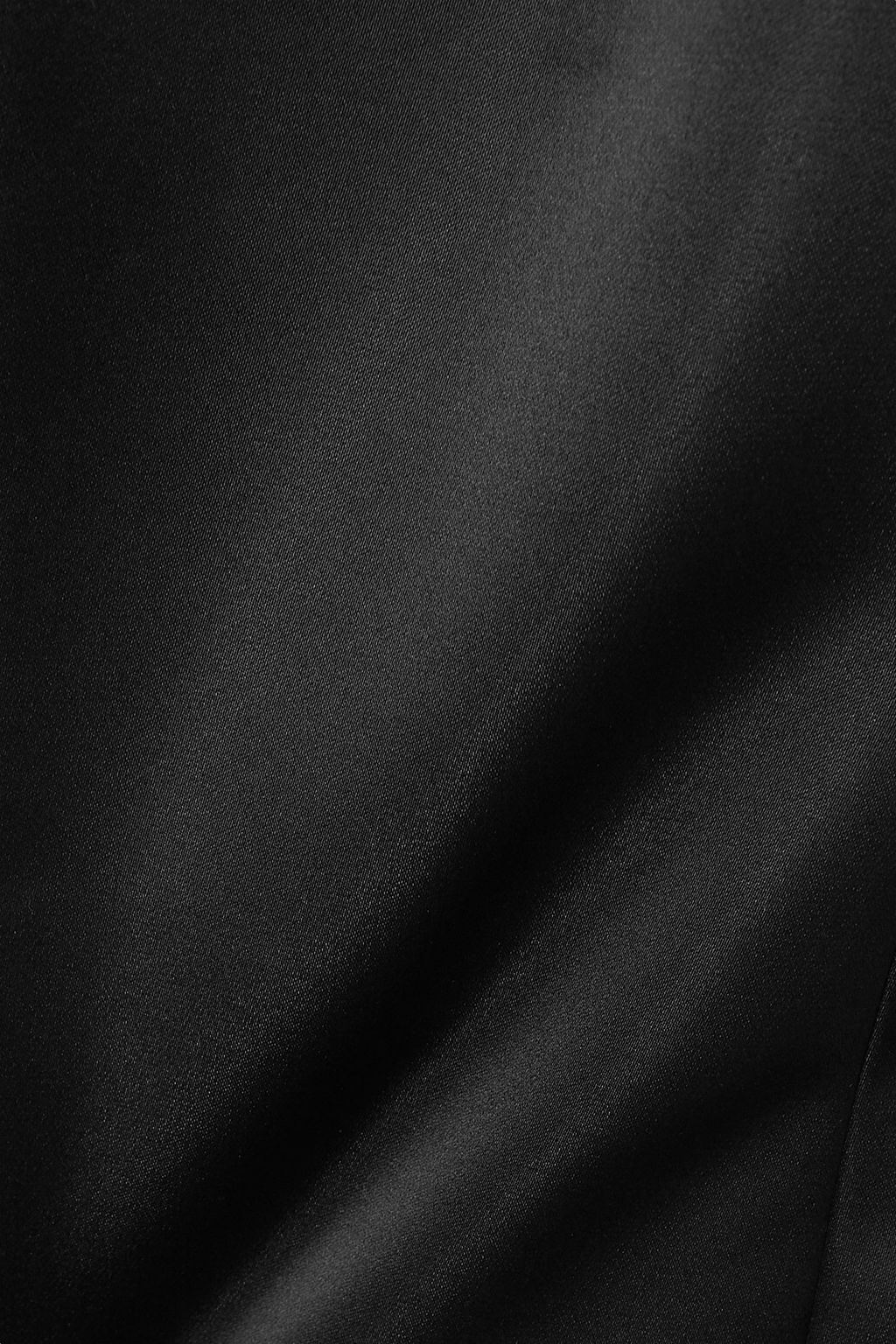 LANVIN Cape-effect strapless sateen mini dress