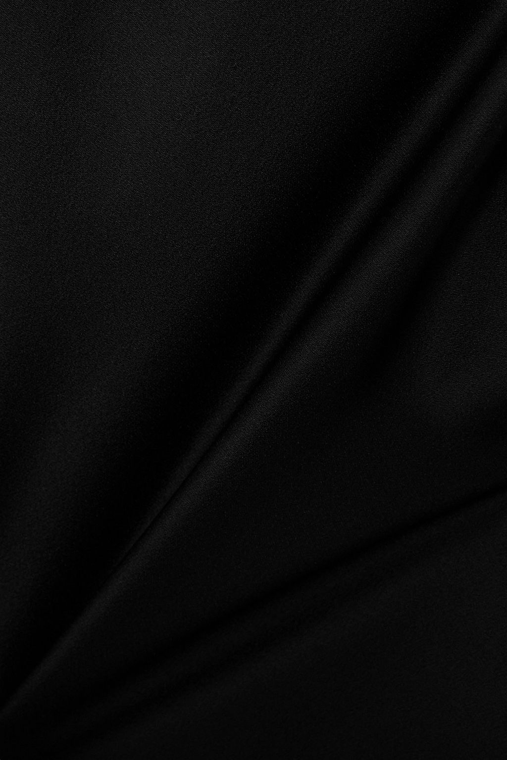 JIL SANDER 스캘럽 새틴 미니 드레스