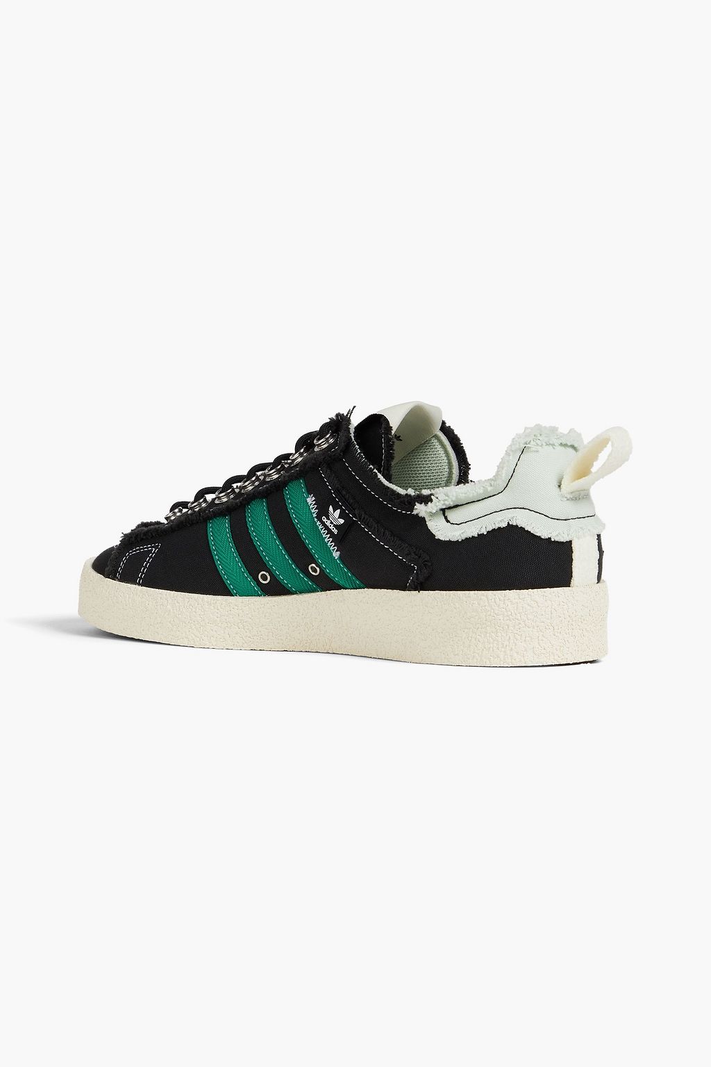 ADIDAS ORIGINALS X SONG FOR THE MUTE + Songs for the Mute Campus frayed canvas sneakers