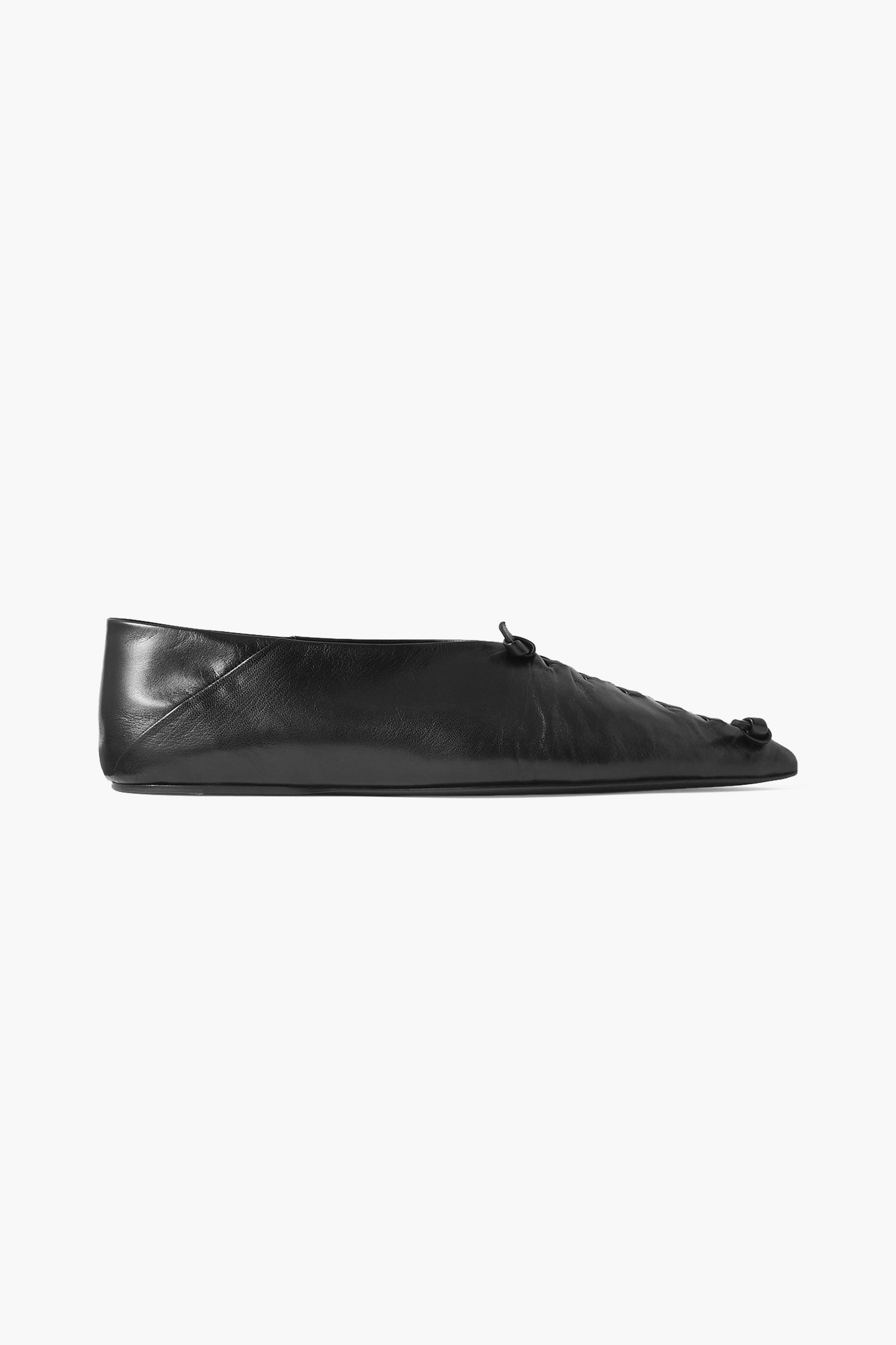 Jil Sander Leather point-toe flats