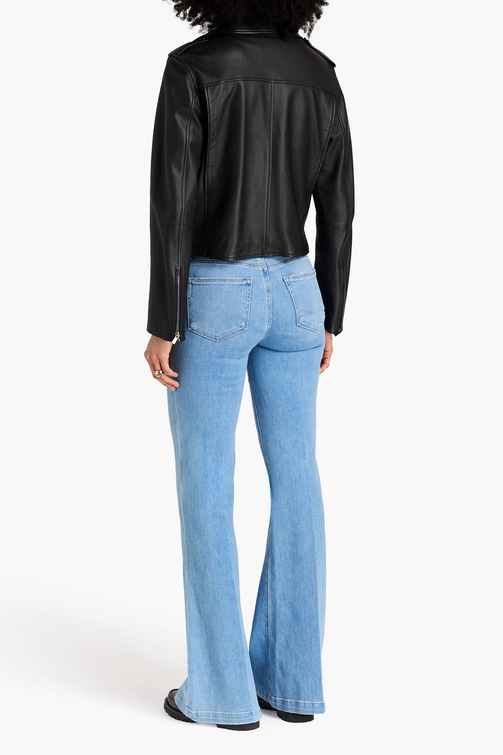 PAIGE Genevieve mid-rise flared jeans