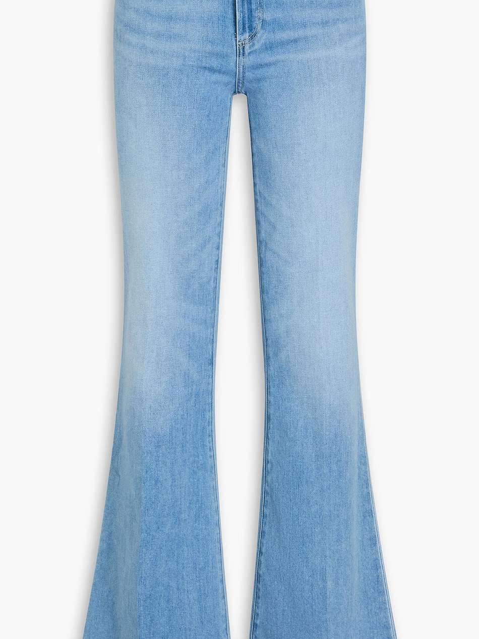 genevieve mid-rise flared jeans