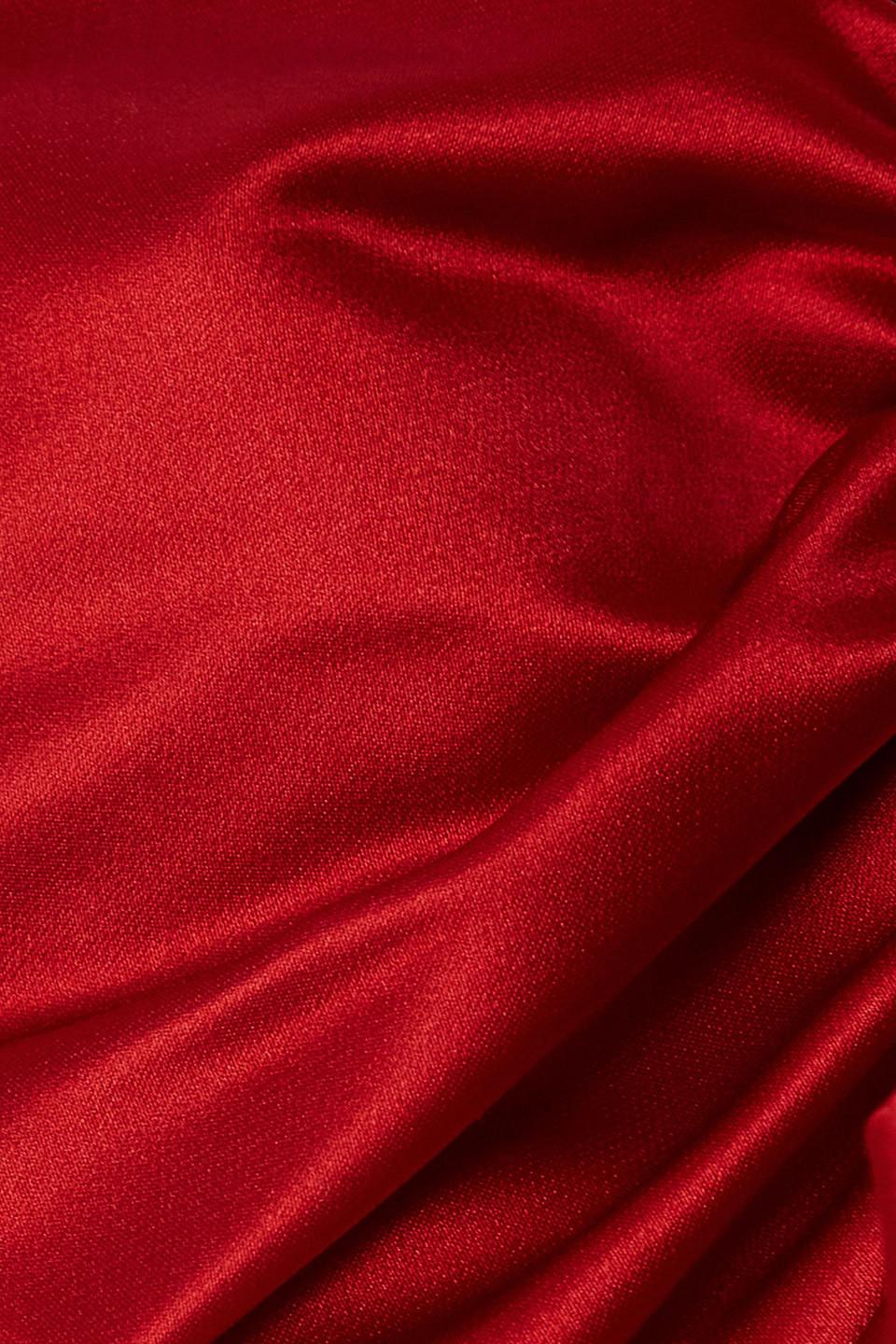 MISS SOHEE DUCHESSE SILK-BLEND SATIN PEPLUM TOP