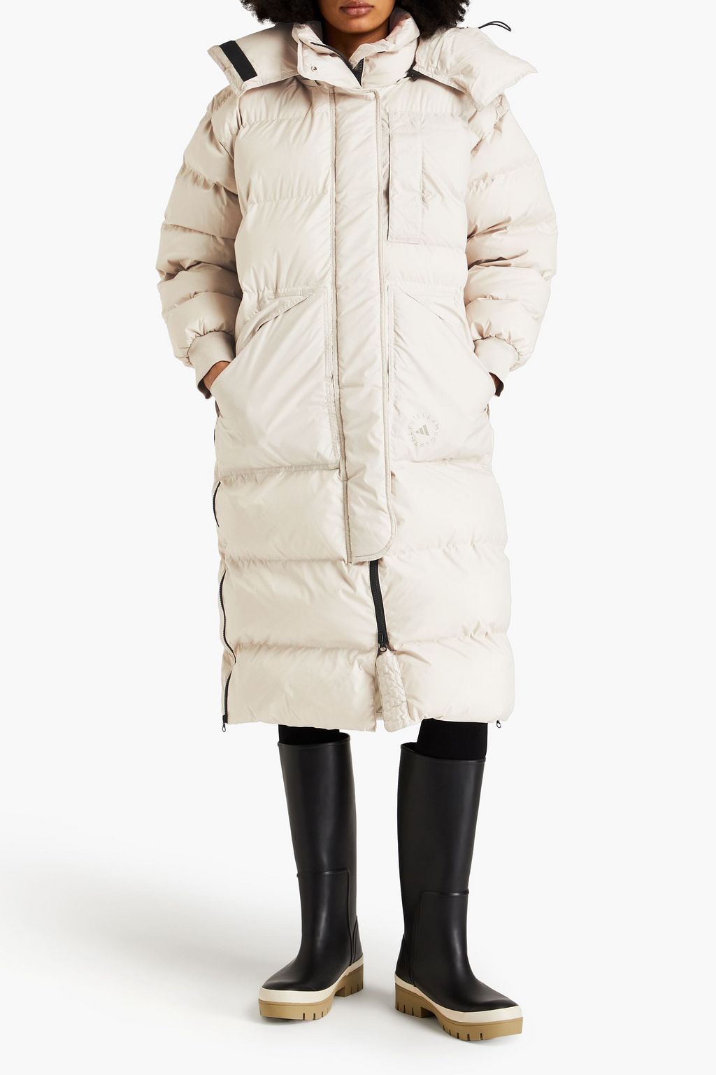 ADIDAS BY STELLA MCCARTNEY معطف مبطّن من قماش عازل ومحشو بالزغب
