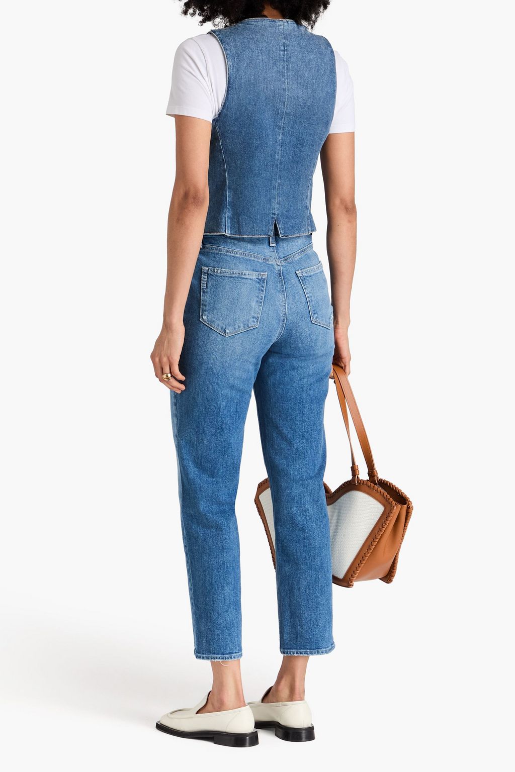 PAIGE Sarah high-rise straight-leg jeans