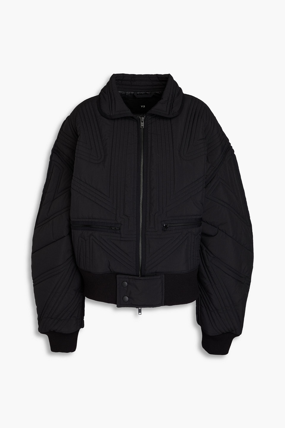 Y-3 Woman Jacket Black Size S Polyamide, Recycled Polyester, Polyacrylic, Wool In Black