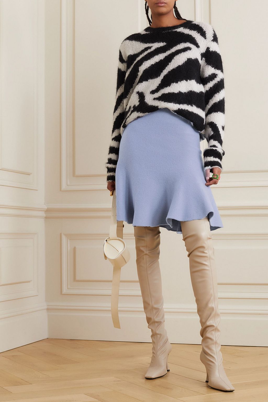 JIL SANDER Merino wool skirt