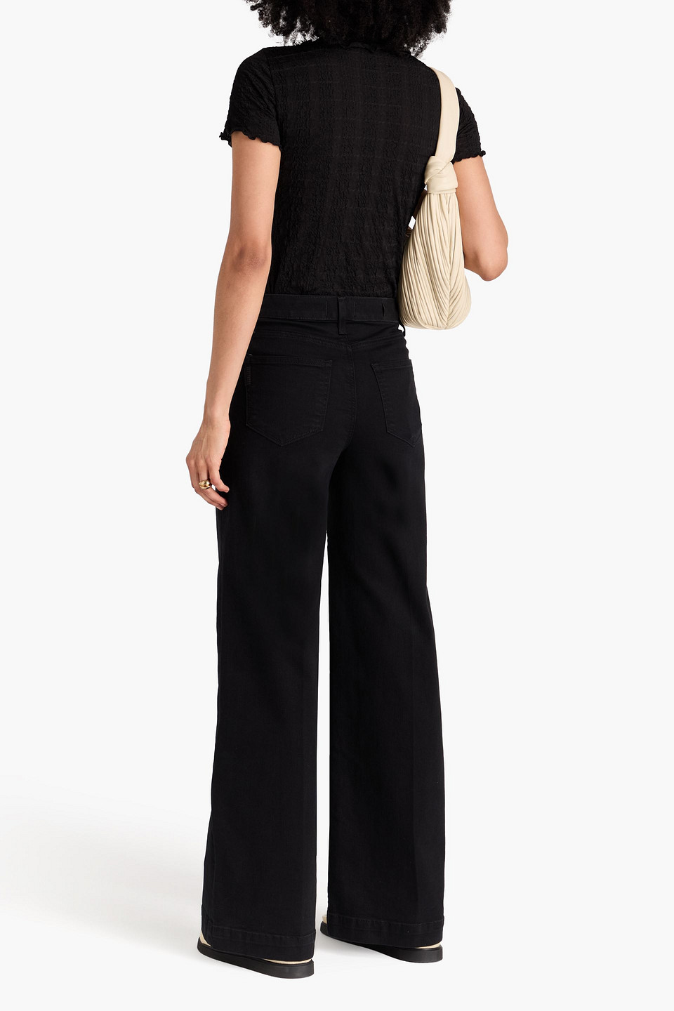 PAIGE HARPER HIGH-RISE WIDE-LEG JEANS