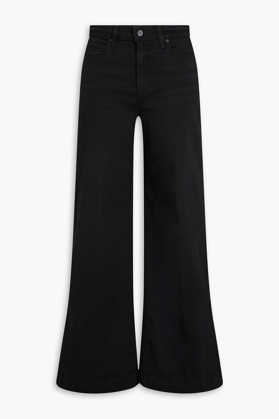 Paige Harper Hoch Sitzende Jeans Mit Weitem Bein In Schwarz