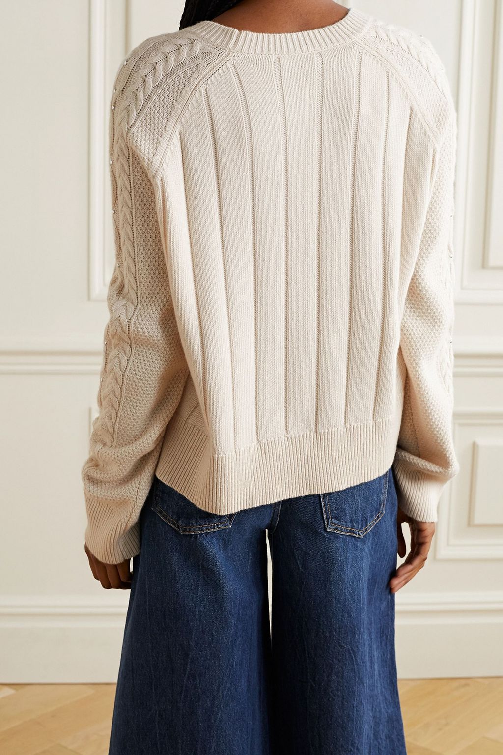 JASON WU كنزة مزينة بحبكة مجدولة