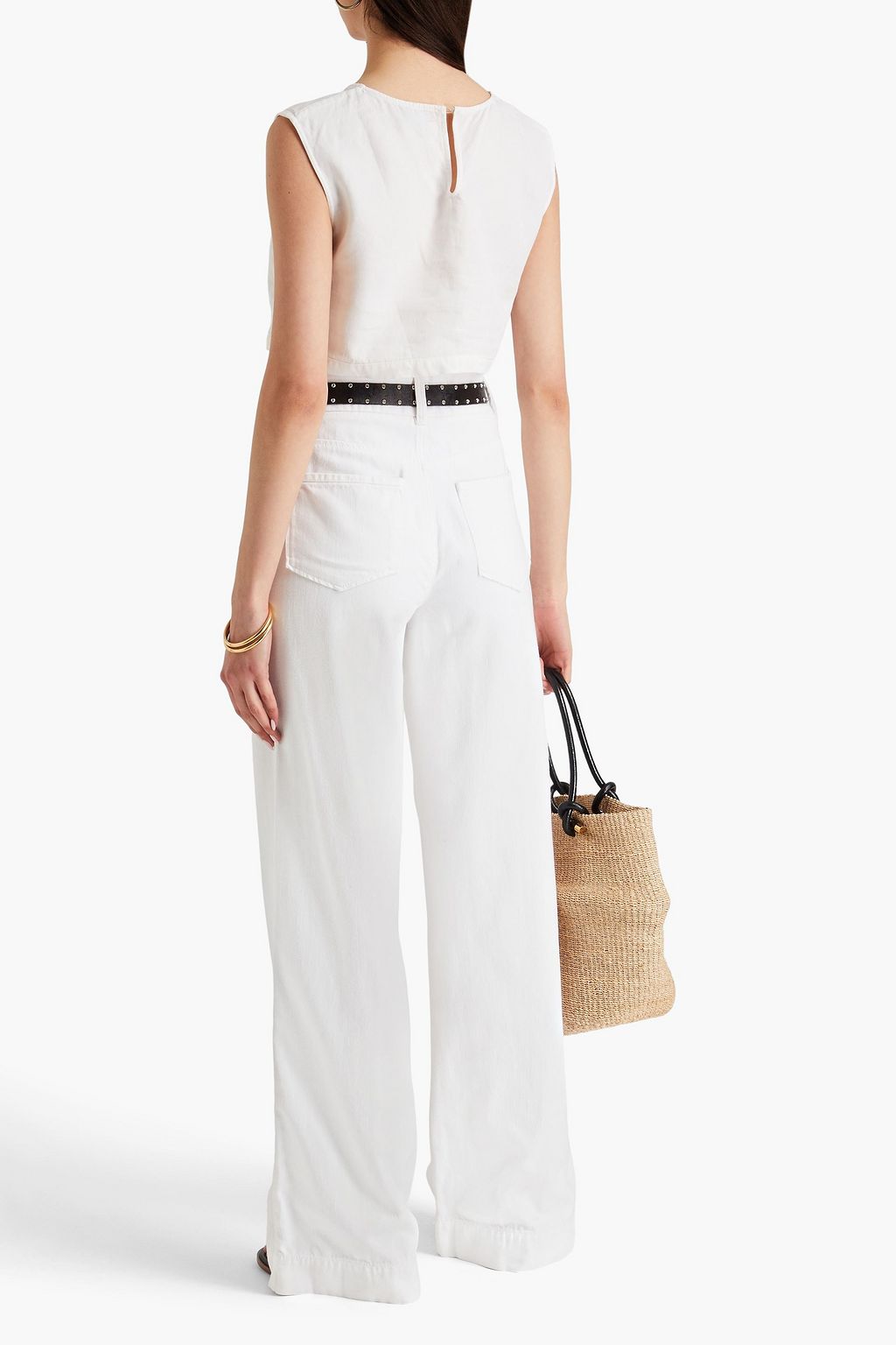 PAIGE Harper high-rise wide-leg jeans