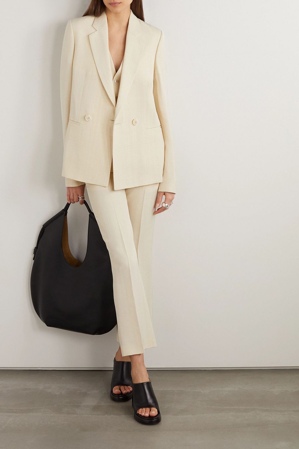PETAR PETROV Double-breasted woven blazer
