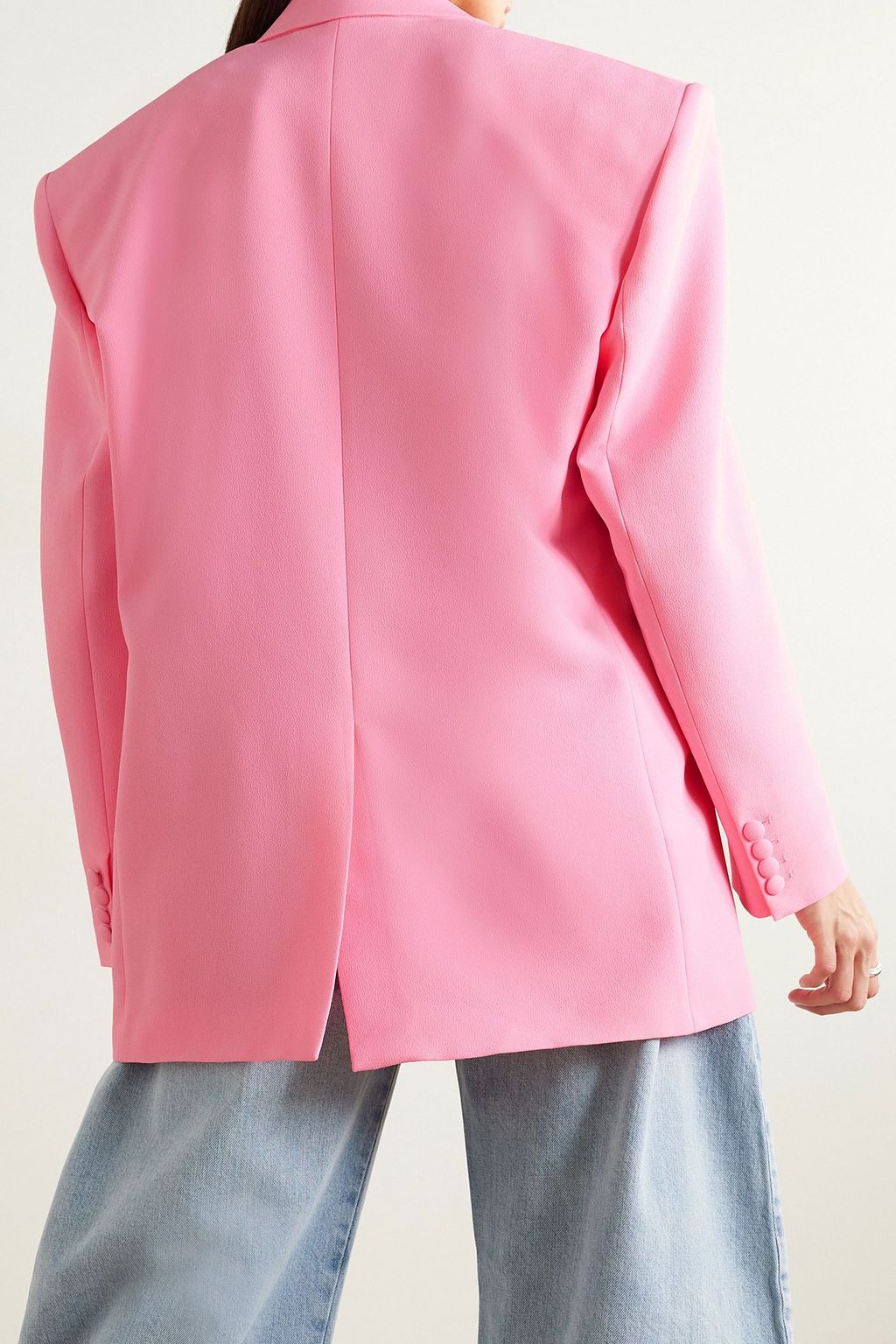 MAGDA BUTRYM Oversized silk-blend crepe blazer