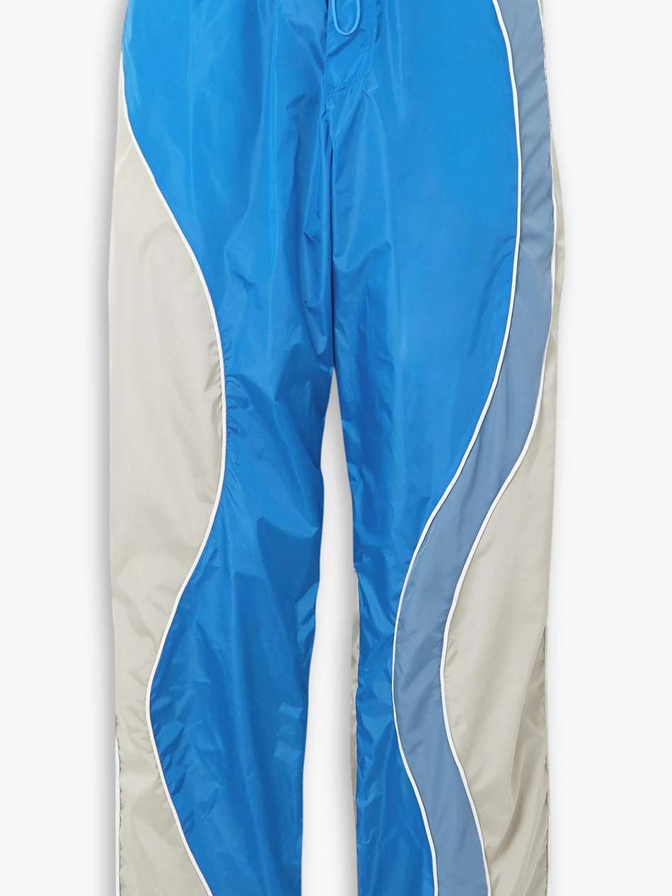 color-block shell track pants