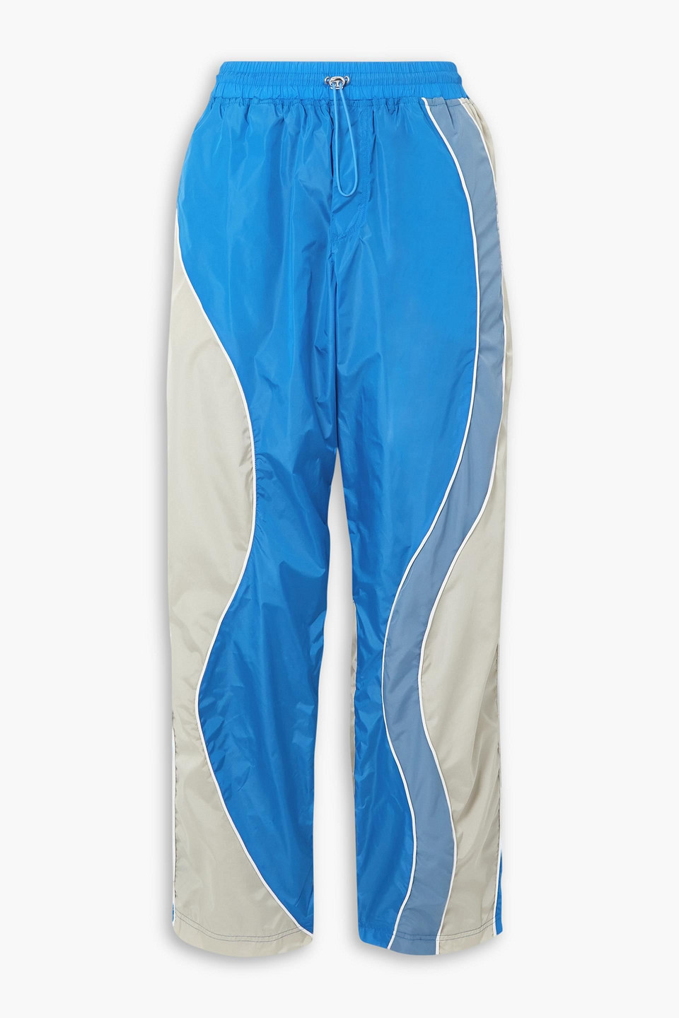Ahluwalia Color-block Shell Track Pants In Blue
