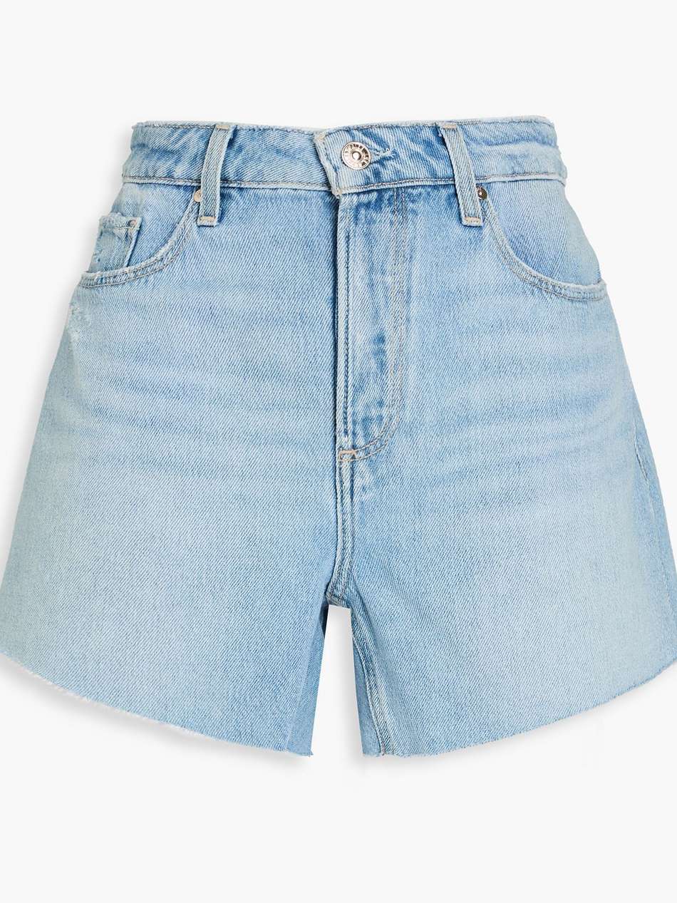 noella distressed denim shorts