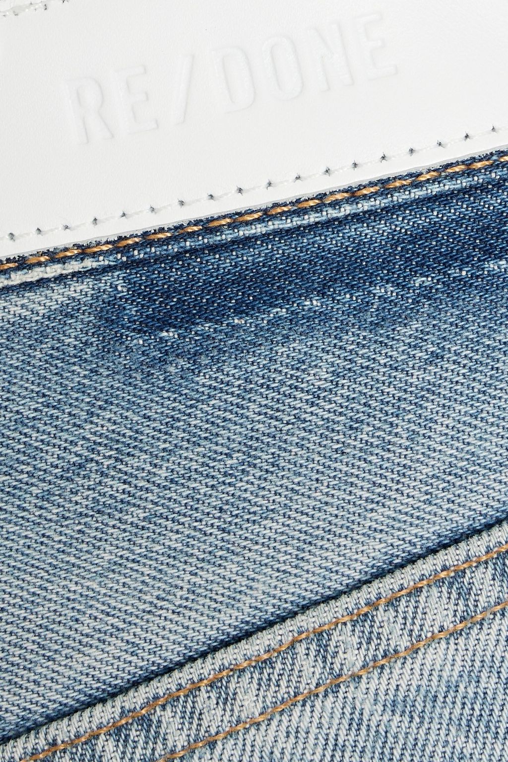 RE/DONE High-rise tapered jeans