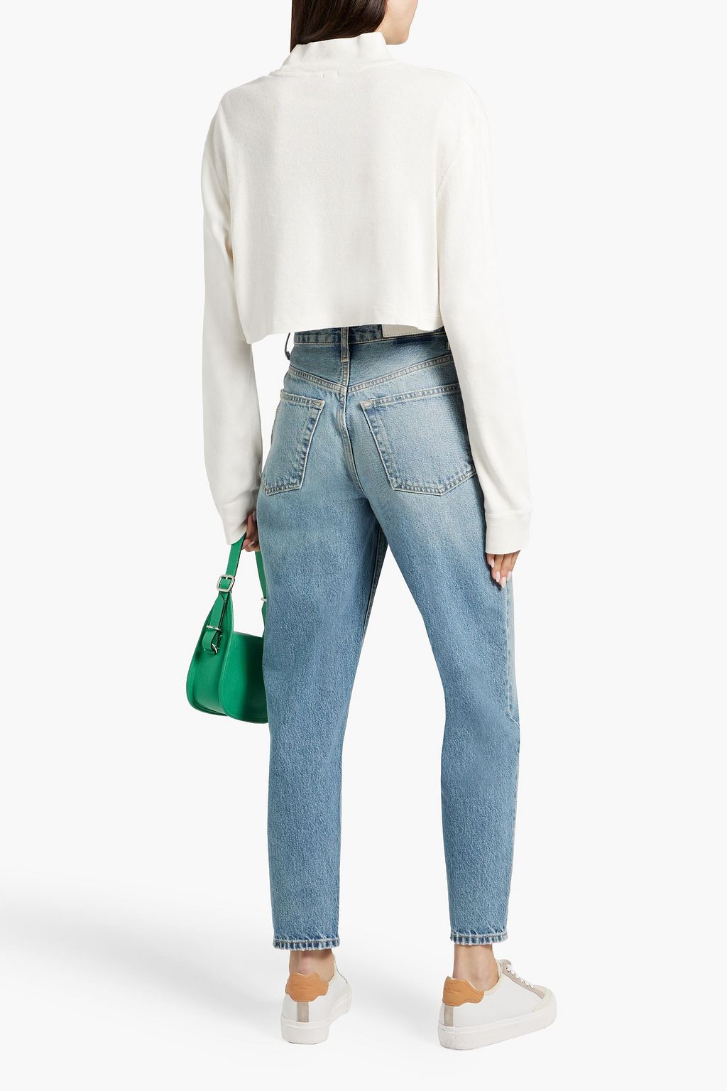 RE/DONE High-rise tapered jeans