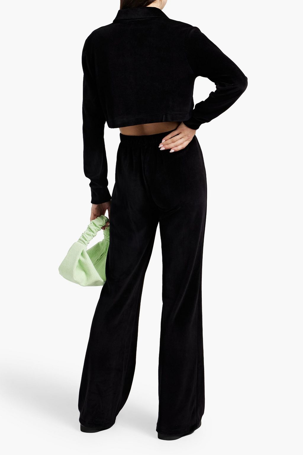 RE/DONE BY HANES Velour flared pants