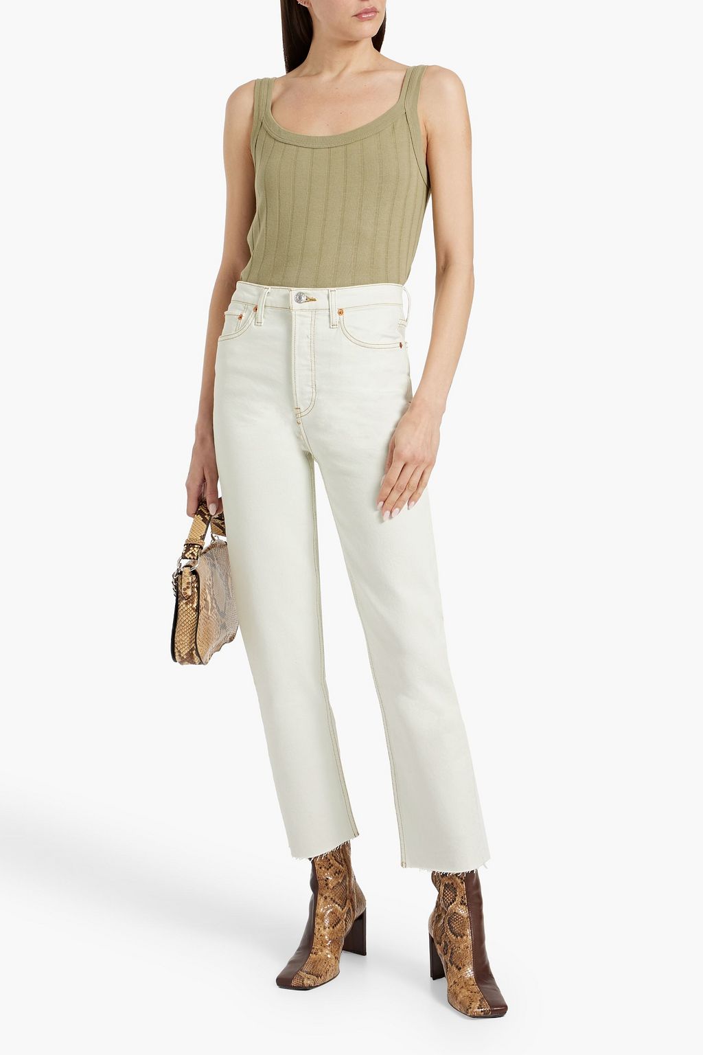 RE/DONE 70s high-rise straight-leg jeans