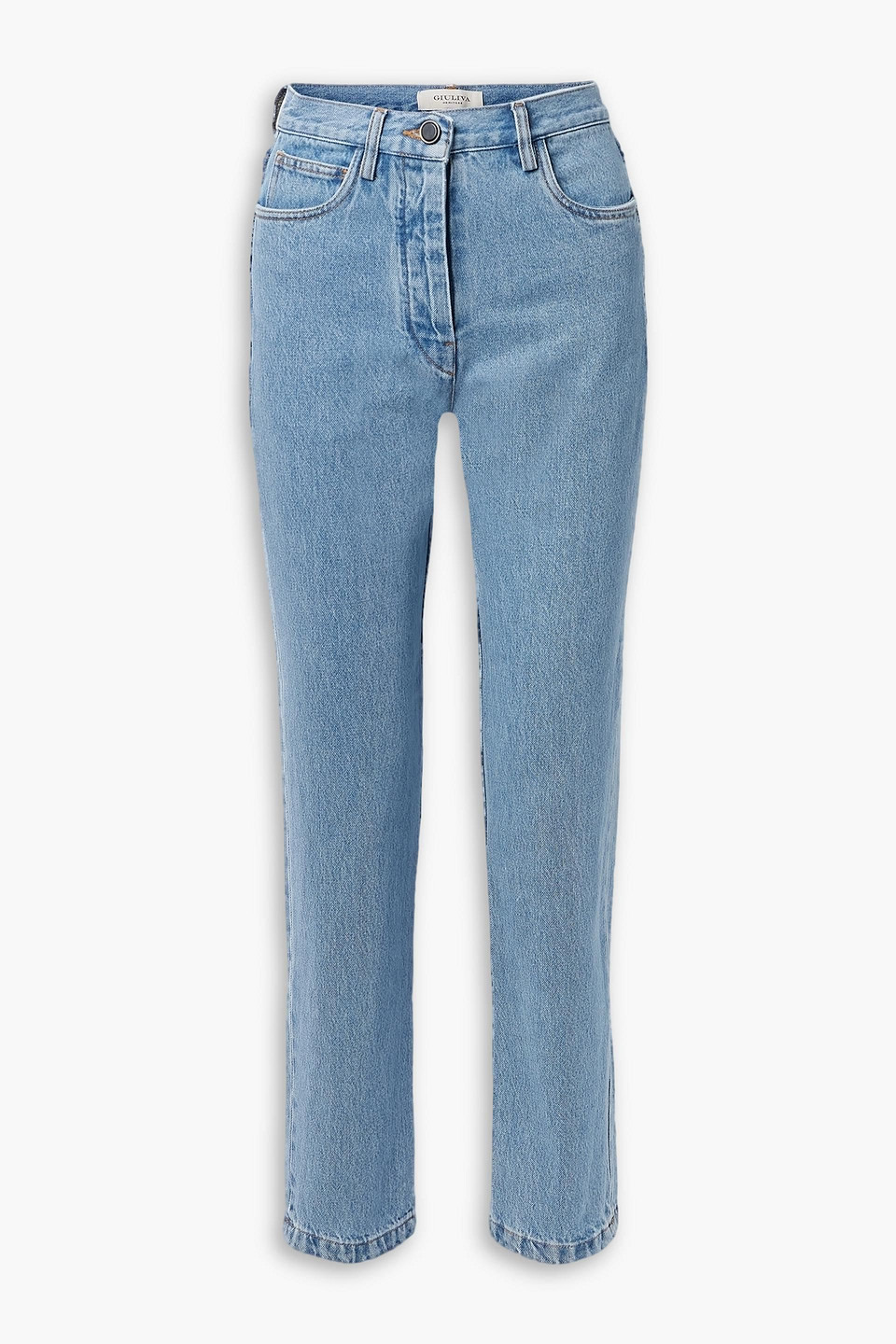 Giuliva Heritage The Dan Straight-leg Jeans In Light Denim